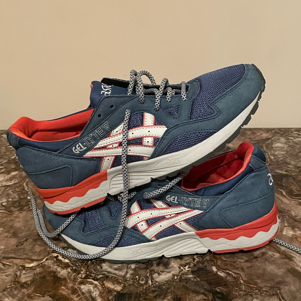Asics Gel Lyte V 5 (Legion Blue/Soft Grey) Men's Shoes